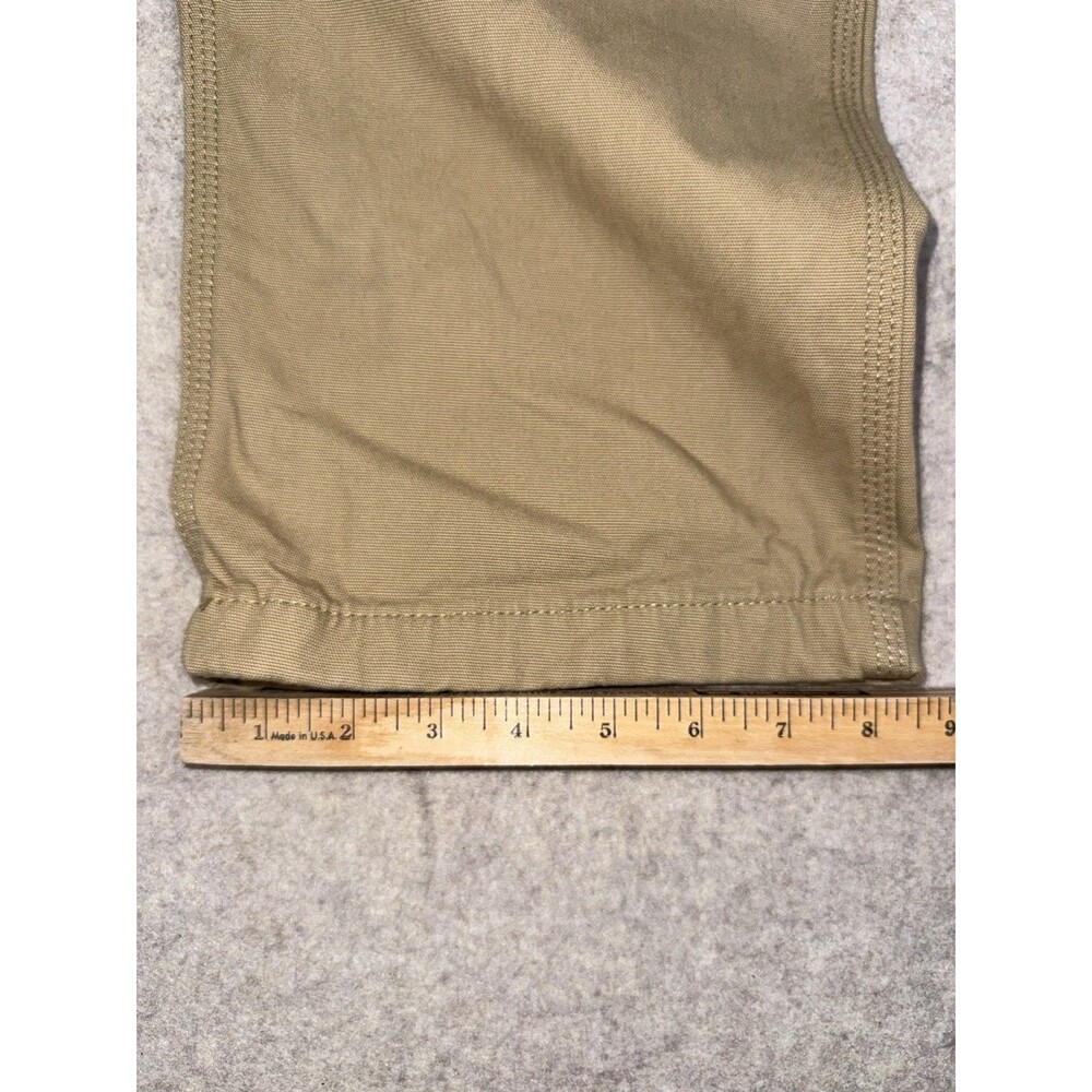 Carhartt Rugged Flex Knit-Lined Relaxed Straight Canvas Pants Beige 36x32 NWT - Picture 11 of 12